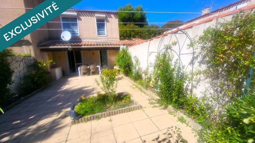 Vente Maison La Valentine, villa T5 avec jardin et parking au calme complet Marseille 11