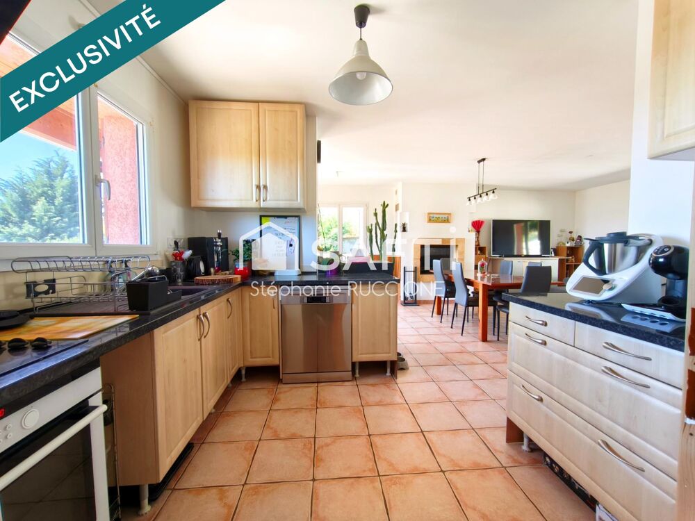 Rare maison plain-pied T4, terrain 2105m² , vue dégagée