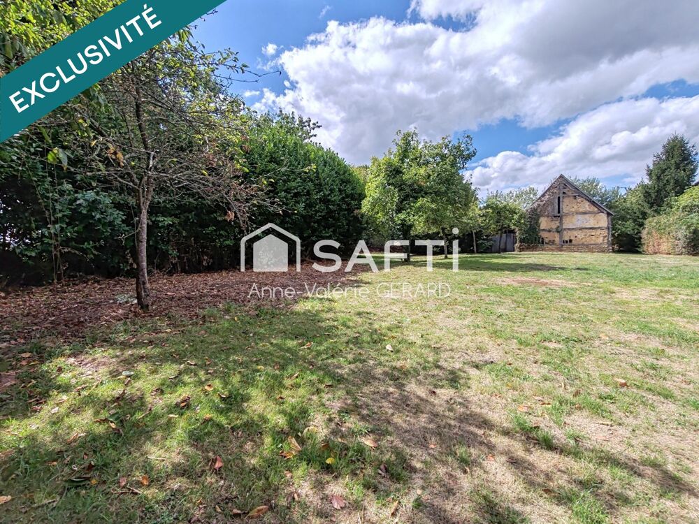 Vente Terrain Grange+terrain arboré 1 886 m² proche St Hilaire du H Les loges-marchis