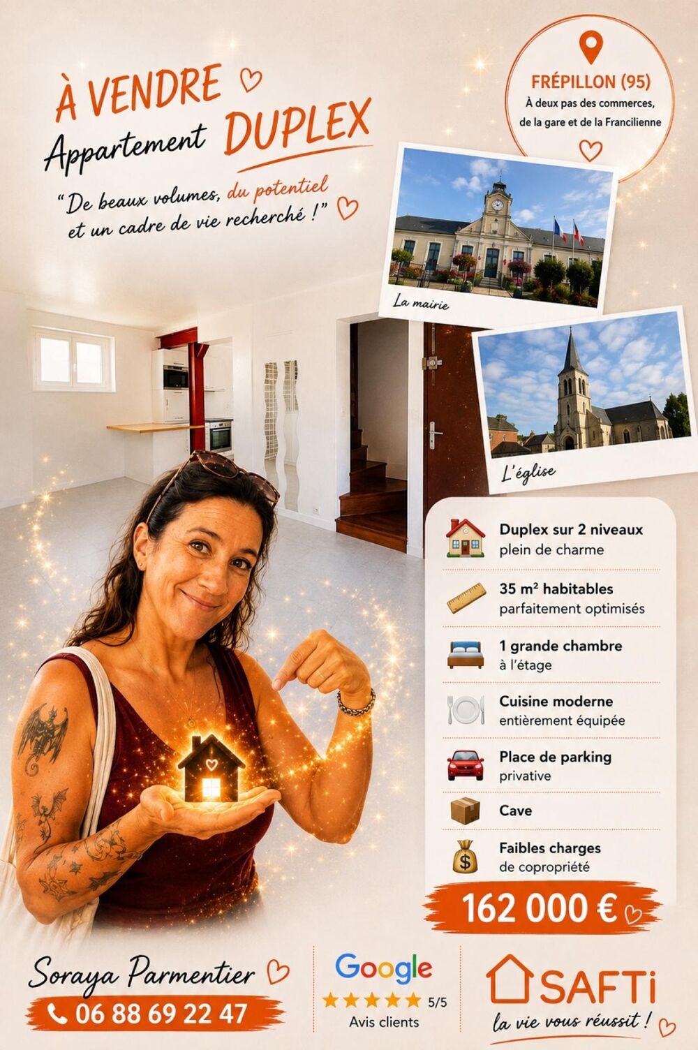 Appartement 2 pièces 35 m² · à Frepillon · 35 m² · 162 000 €