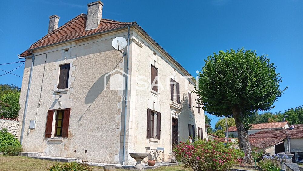 A vendre maison avec grange à Douchapt (24350)