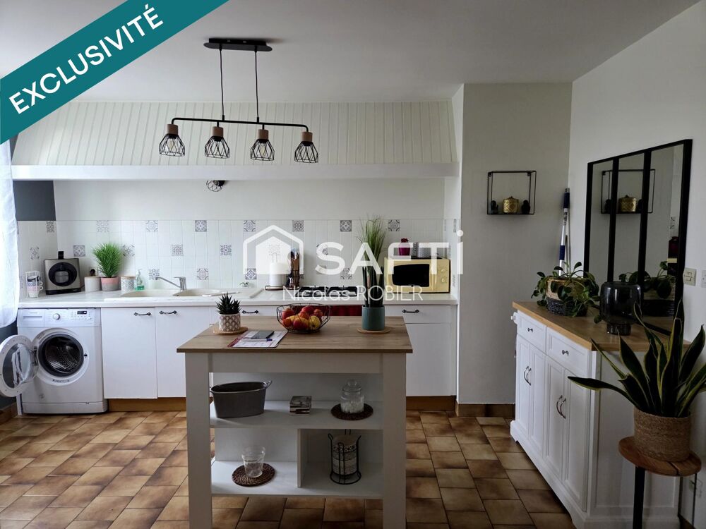 Vente Maison LUMINEUX PLAIN PIED TROIS CHAMBRES JARDIN GARAGE ! Chauray