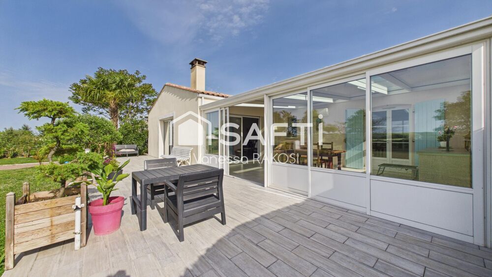 AULNAY MAISON DE PLAIN-PIED - 150M2- 3 CHAMBRES VERANDA JARDIN