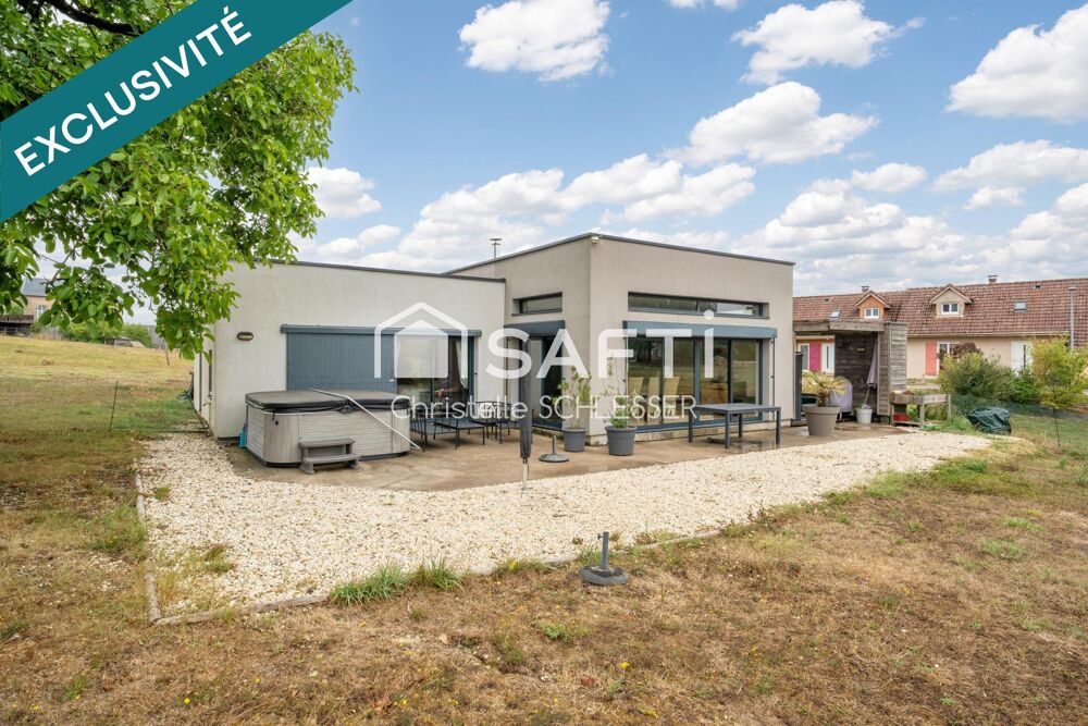 Coup de coeur assuré pour les amoureux de nature et de sérénité à Migneville avec cette maison d'architecte