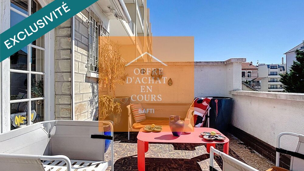 Duplex dexception avec terrasses à Alfortville