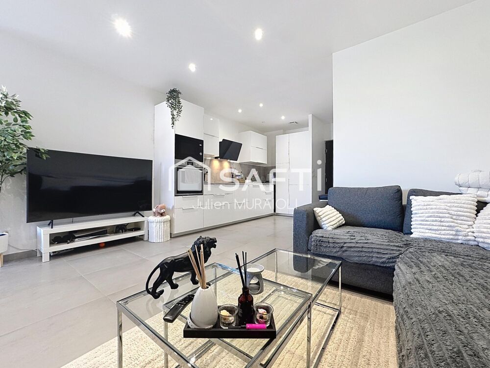 3 pièces de 64 m² avec grande terrasse et stationnement