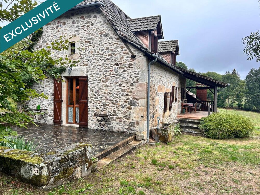 Vente Maison Coup de cœur pour cette maison en pierre rénovée avec grange de 148 m² ! Saint-bressou