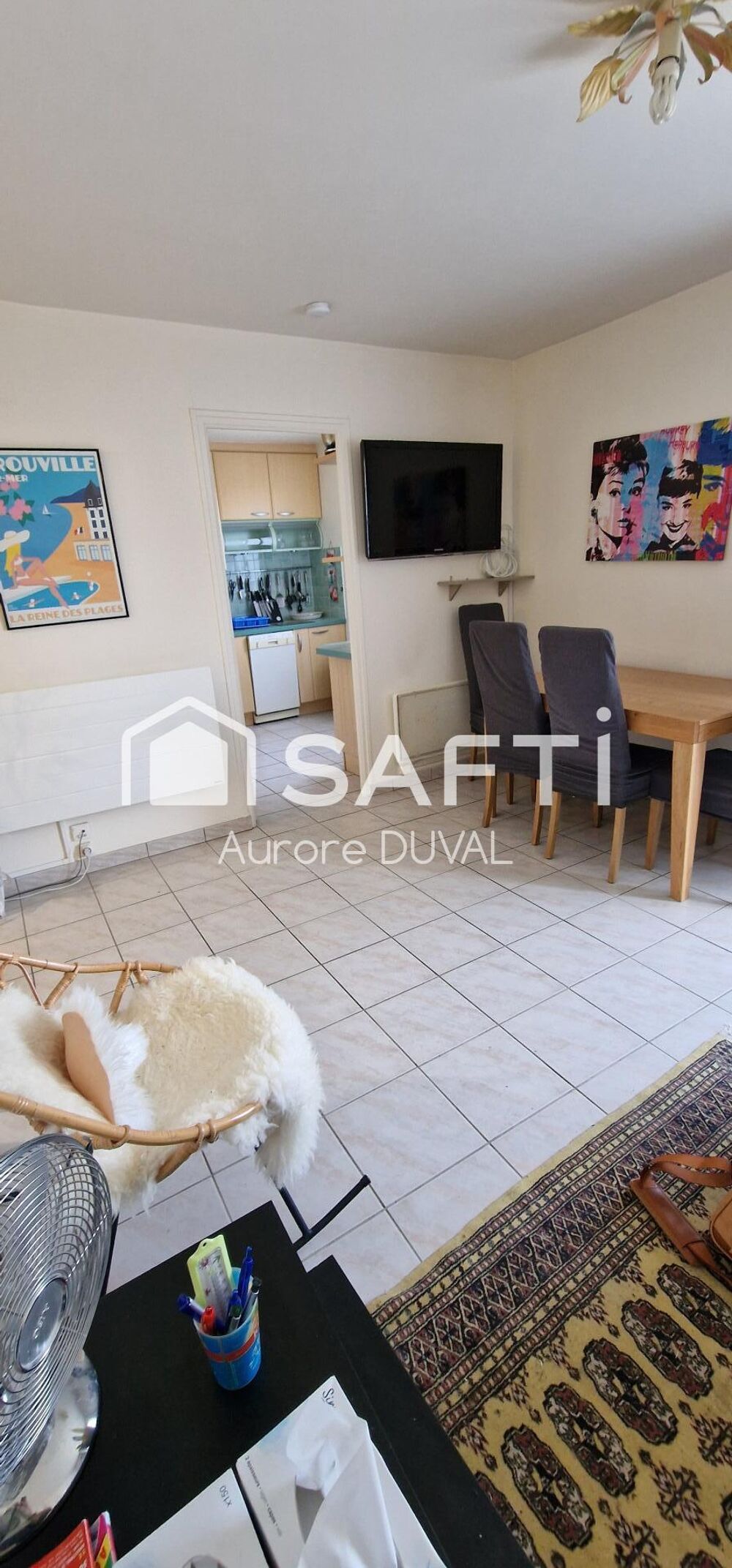 Appartement T2 vendu meublé