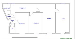  Appartement  vendre 4 pices 76 m