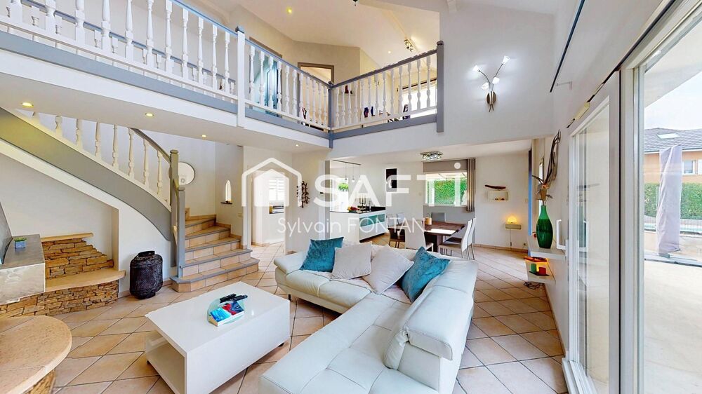 Vente Maison TRES BELLE MAISON, DE QUALITE, TRES BIEN ENTRETENUE, TRES BIEN EXPOSEE AU SOLEIL, AU CALME, AVEC PISCINE ET PROCHE DU COLLEGE AI Douvaine