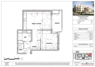  Appartement � vendre 2 pi�ces 45 m�