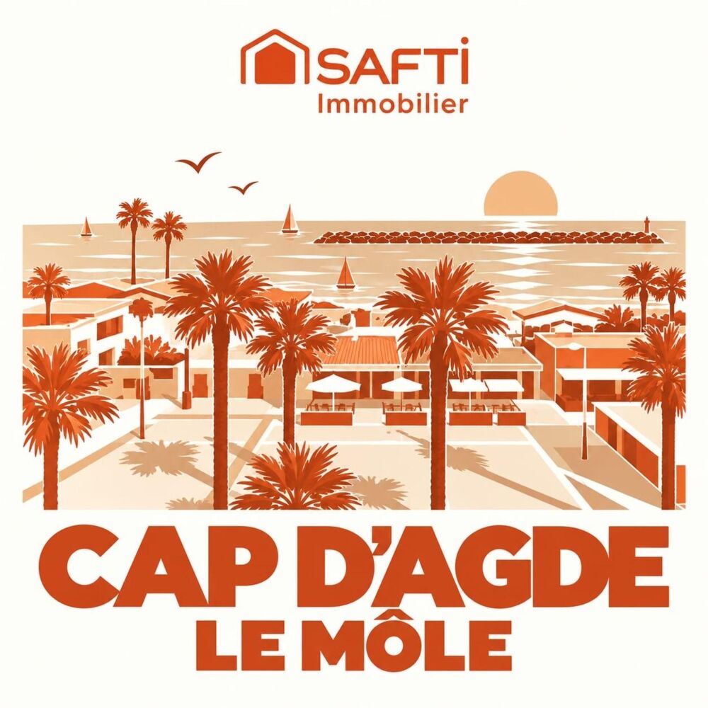 Vente Appartement Studio avec Vue Mer - Parking et Cellier privatifs Cap d'agde