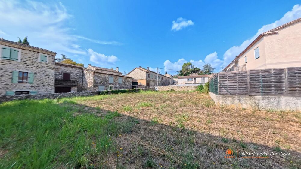 Vente Terrain Terrain à bâtir 828 m² - cœur du village de Brignon (30) - constructible & piscinable Brignon