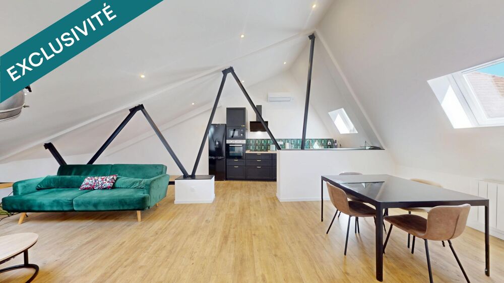 Vente Appartement Cernay – Duplex 115 m² entièrement rénové – Esprit loft industriel Cernay