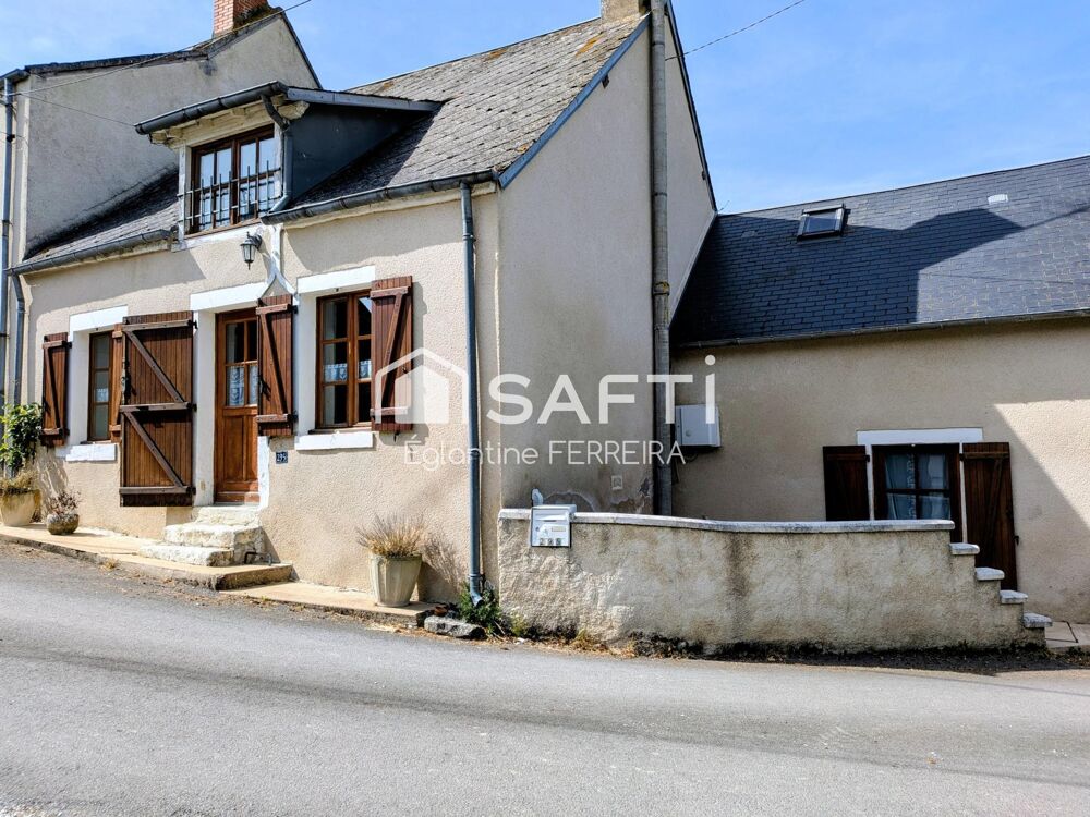 AXE ISSOUDUN/ LIGNIERES, à 15 minutes d' ISSOUDUN, Maison de hameau de 100m² environ avec jardin