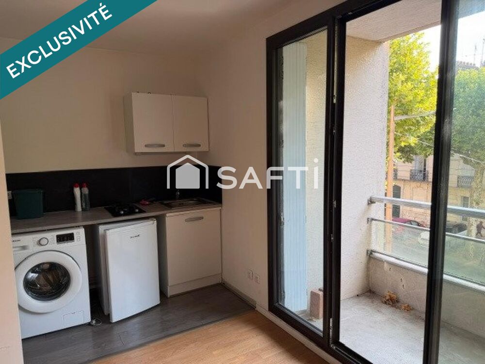 Avenue Dauphine , studio avec balcon, cave et emplacement parking