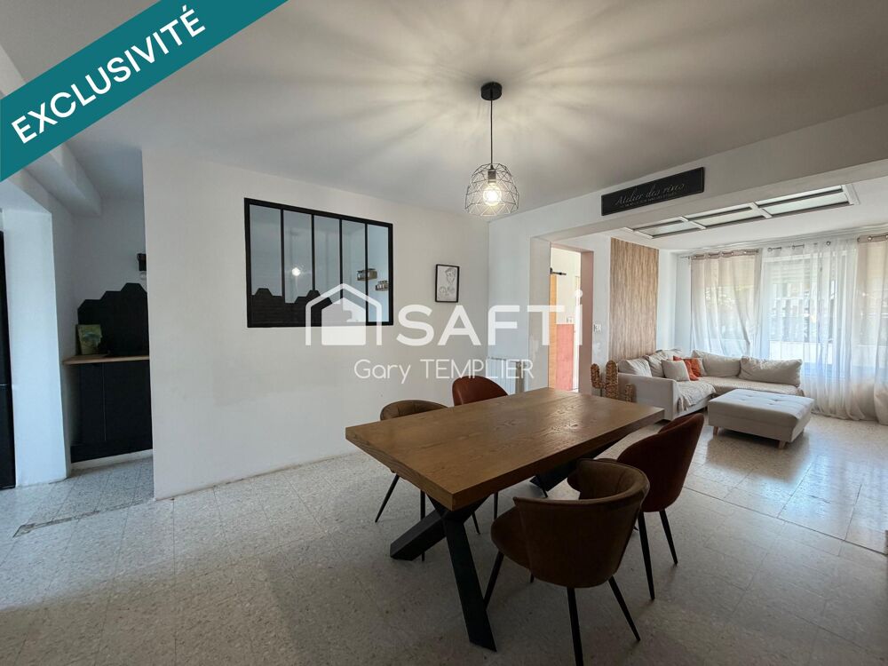 Maison de ville 90 m²-3 chambres Jardin-2 garages