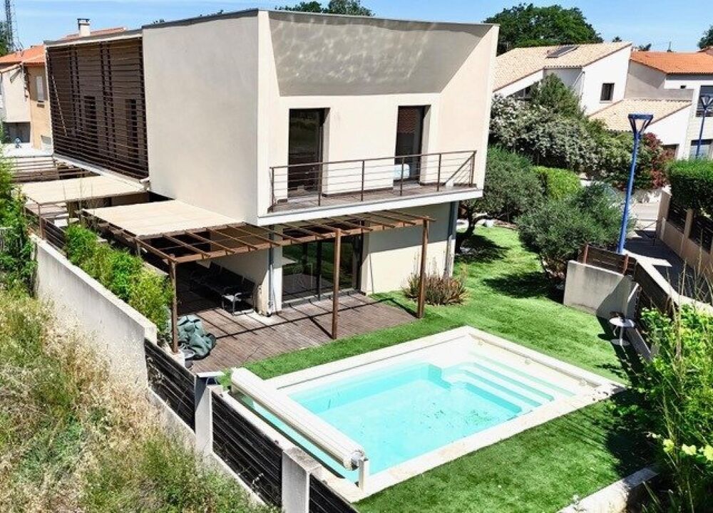 villa d'architecte contemporaine avec piscine