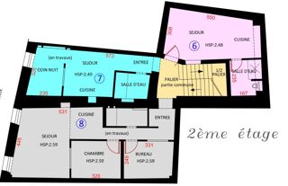  Appartement  vendre 3 pices 46 m