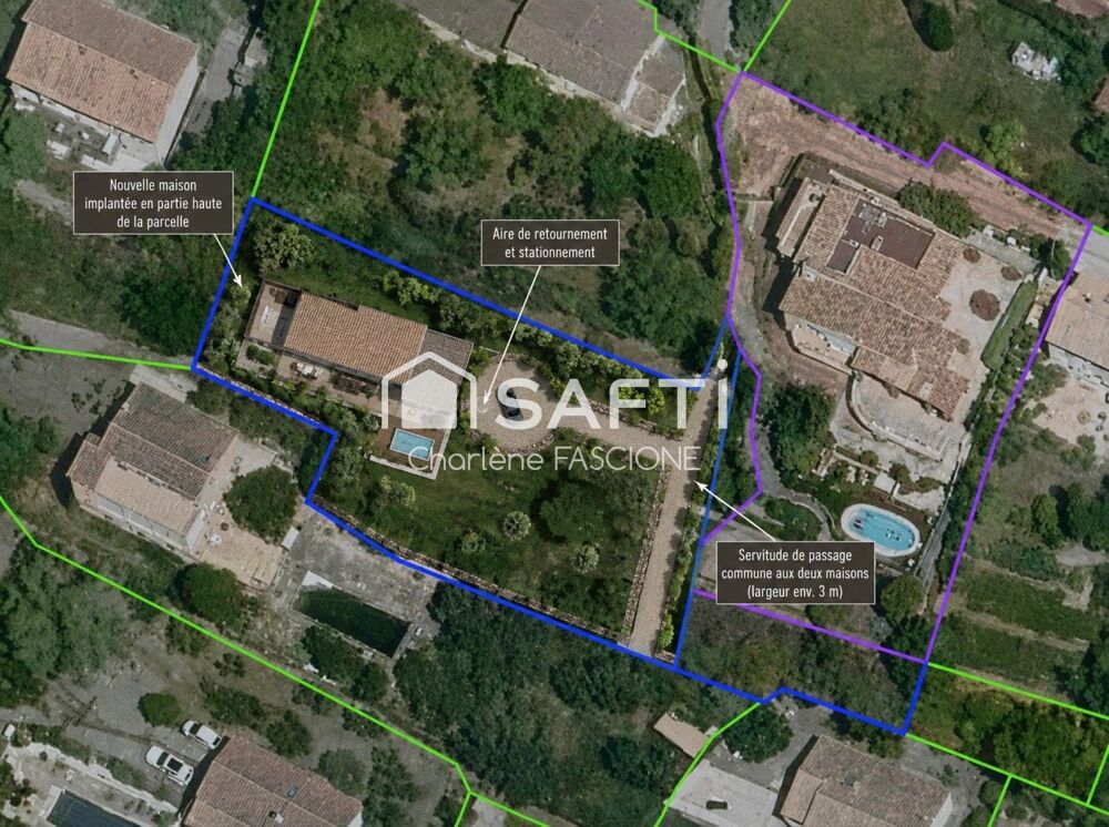 Villa rénovée avec fort potentiel de rentabilité  Terrain constructible de 1 100 m²