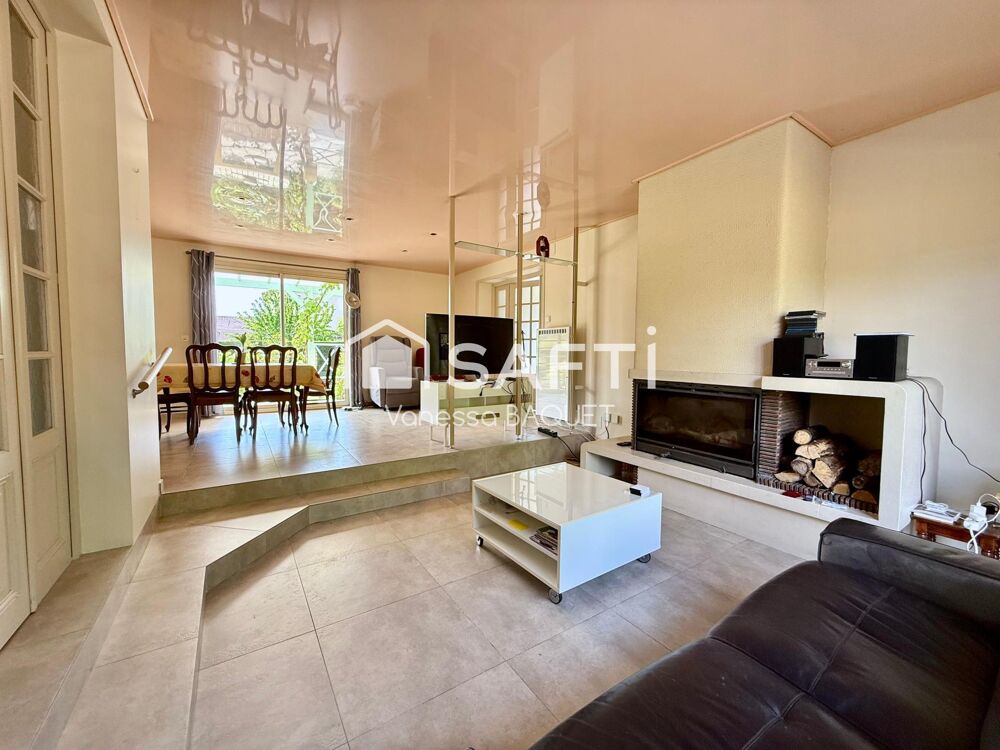 Le Plesss-Bouchard - Maison familiale 156 m², 5 chambres, avec jardin arboré  Lumineuse et idéalement située