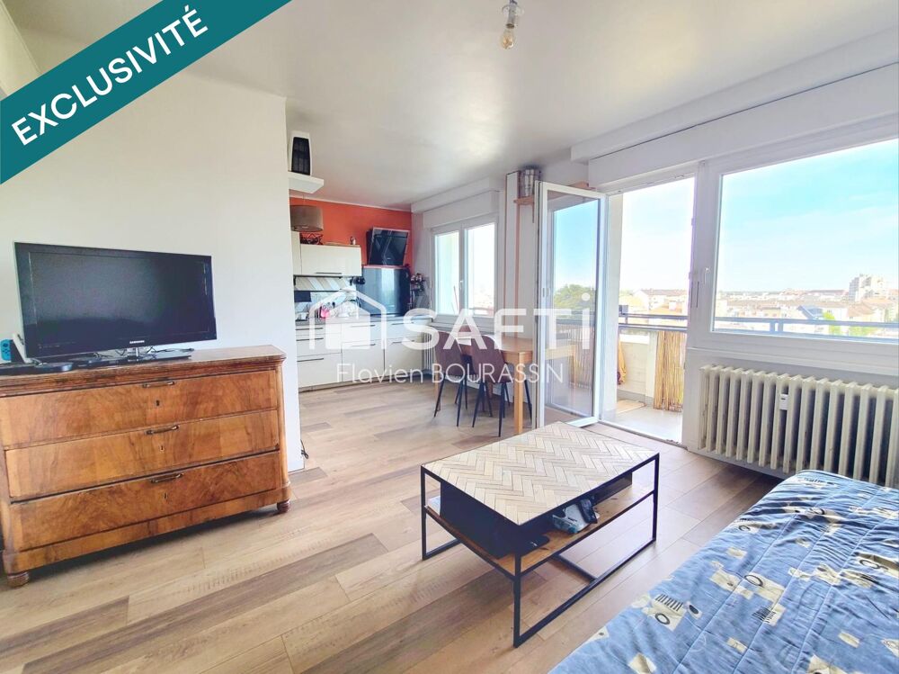 Vente Appartement STRASBOURG NEUDORF – APPARTEMENT 3 PIÈCES AVEC BALCON – 62 m² – 8e ÉTAGE AVEC ASCENSEUR -  VUE DEGAGÉE Strasbourg