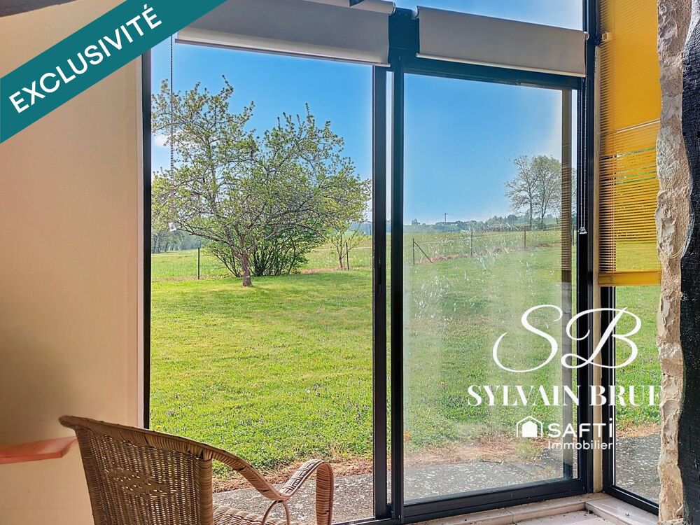 Maison en pierre blanche  Charme, nature et fort potentiel