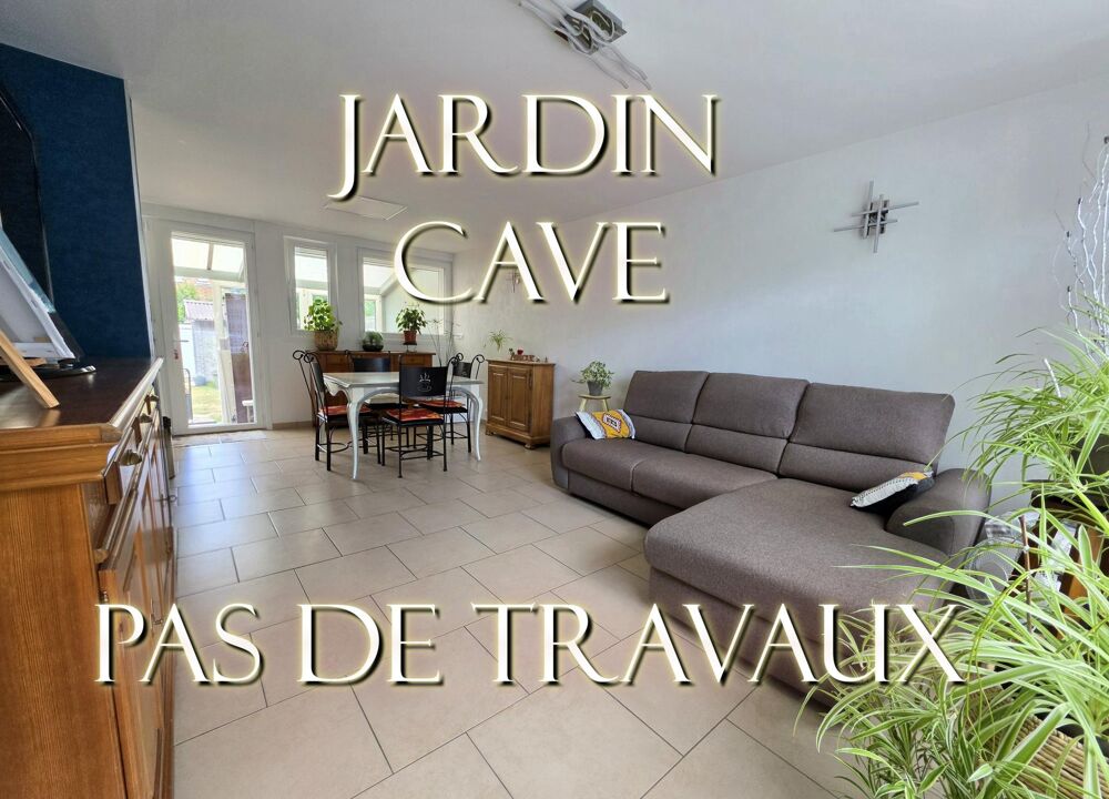 Maison 2 (3) chambres, jardin, cave, véranda
