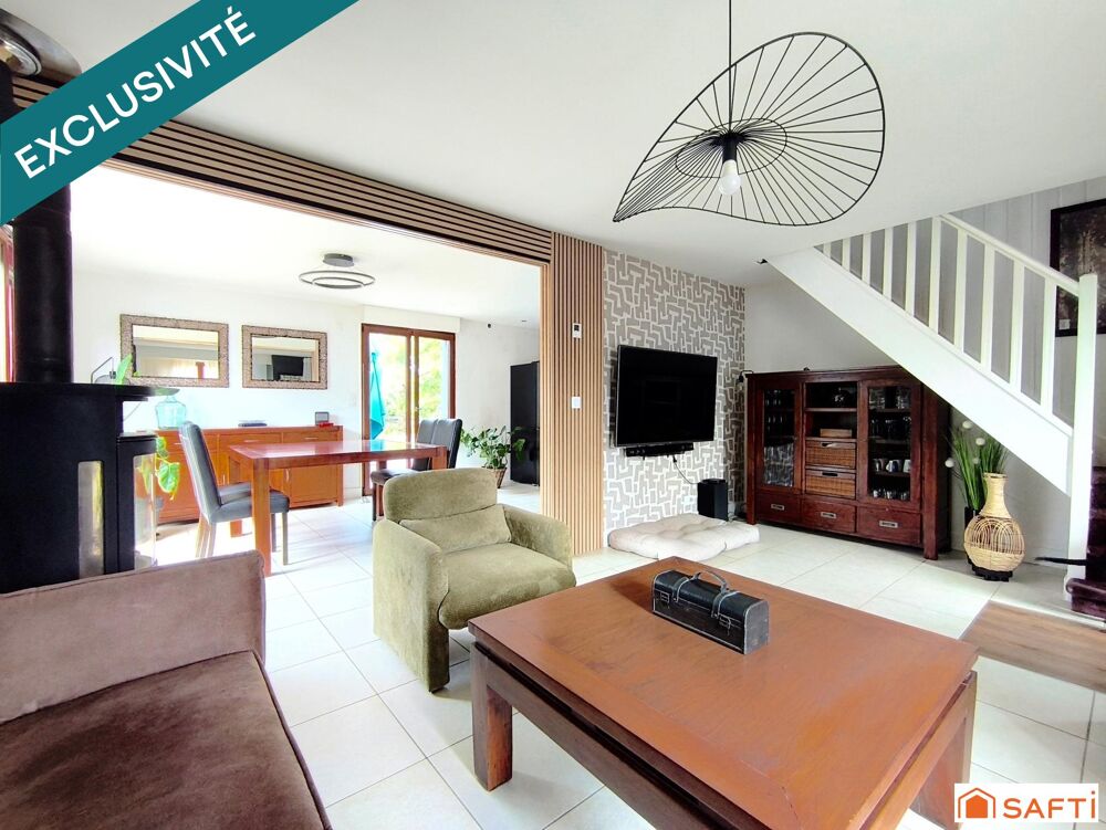 Maison contemporaine de 120 m2 avec vie de plain-pied située au calme
