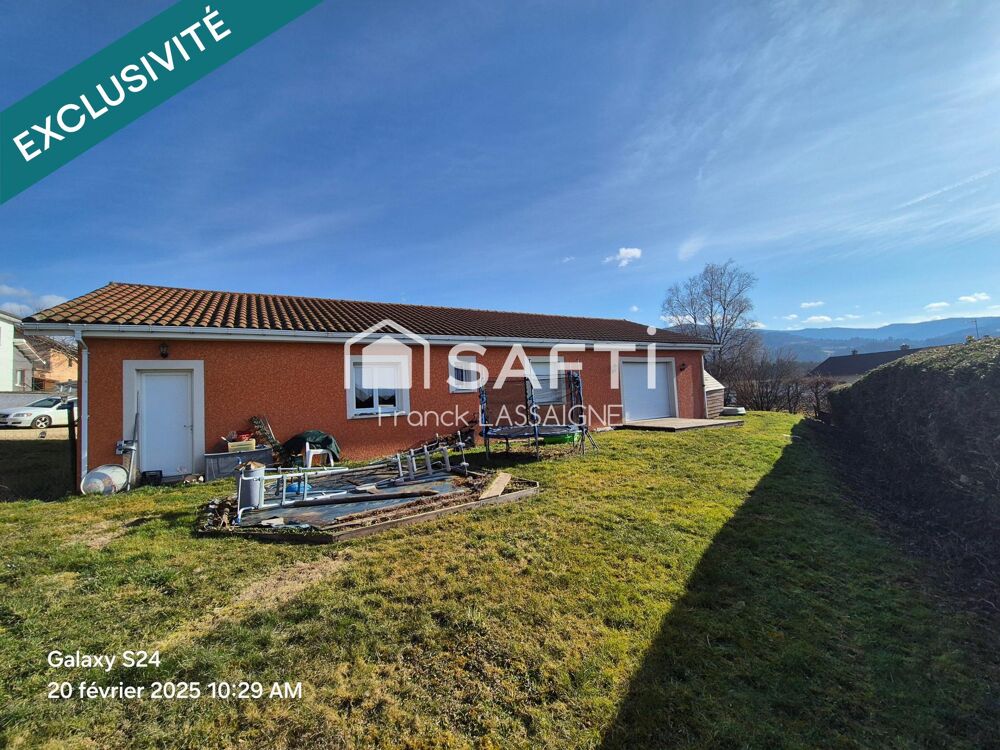 Vente Maison Maison plain pied 118m² 4 chbres avec gge/terrain Ambert