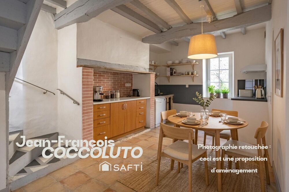 Maison 3 Pièces avec terrasse en bord de Garonne