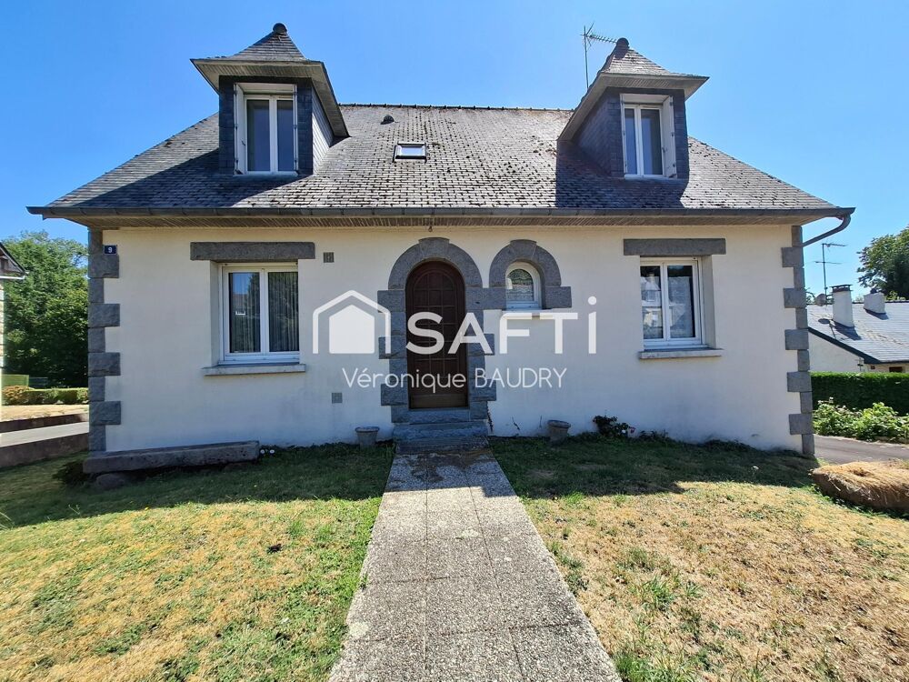 Maison 112 m² avec vie de plain-pied, 4 chambres, sous-sol complet et jardin plein sud