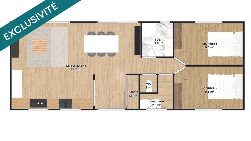 Vente Parking/Garage Bâtiment de 70 m2 avec jardin Nouvion