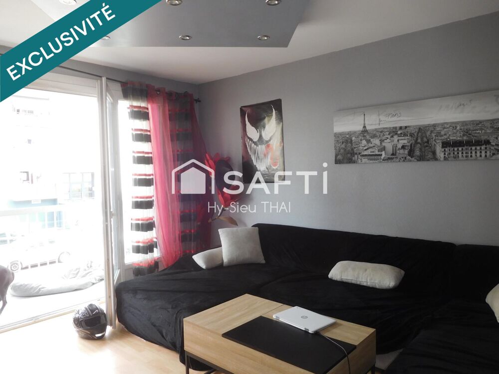 Appartement T4, 1er étage, 80 m2, 3 Chambres, 2 Balcons, Garage, Parking, Cave, Grenier,