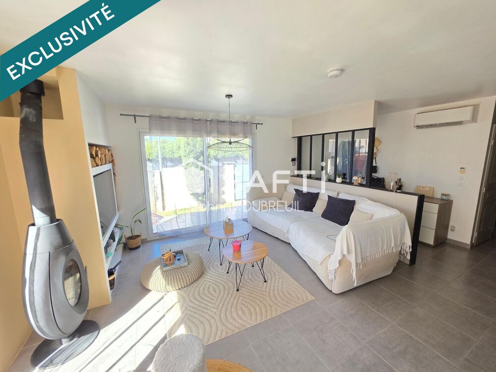 Vente Maison PIGNANS - MAISON DE PLAIN-PIED T4 DE 94M2, PIÈCE DE VIE DE 42M2, PISCINE, GARAGE, TERRASSE CARRELÉE, MAGNIFIQUE TERRAIN PLAT DE Pignans