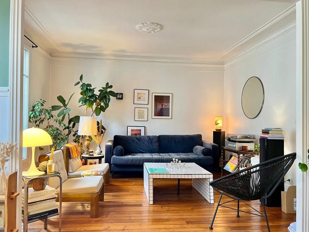 Vente Appartement T3 rénové avec goût , 3 caves Paris 20