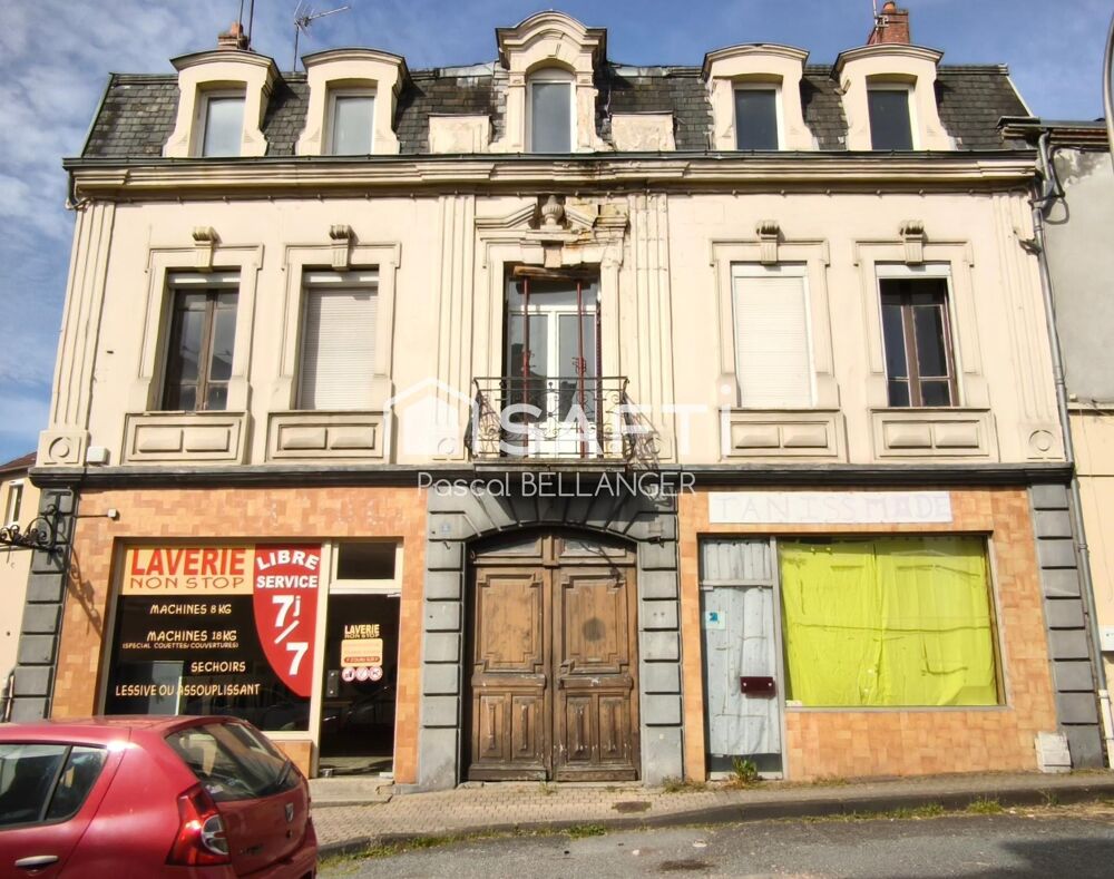 Vente Immeuble Projet immobilier au potentiel remarquable, . local commercial loué à l'année. Gros potentiel d'aide mobilisable Saint-eloy-les-mines