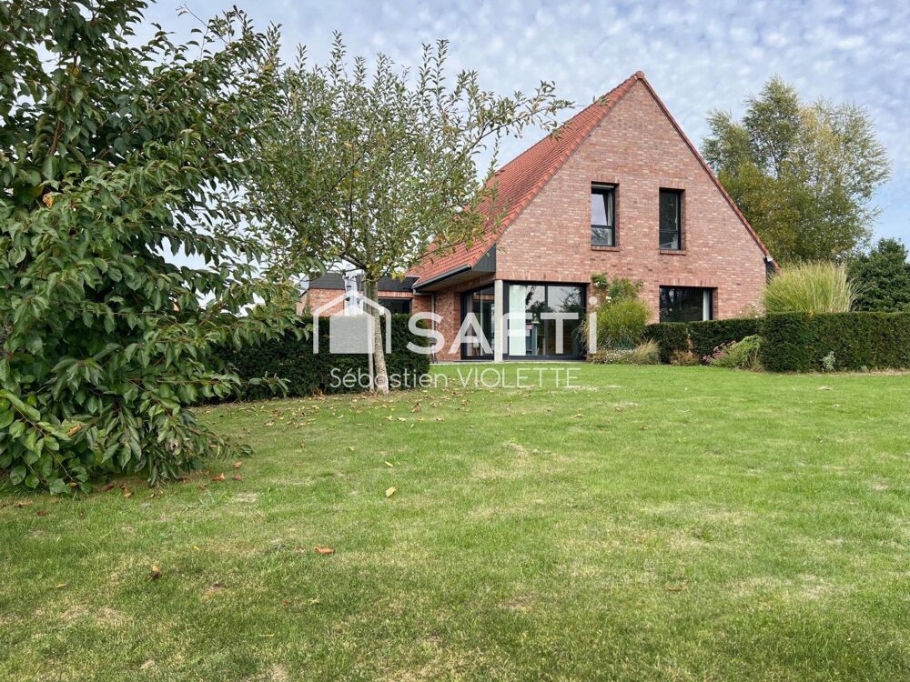 Vente Maison Maison d'architecte 153 m² - 5 chambres - 1.575 m² Cysoing