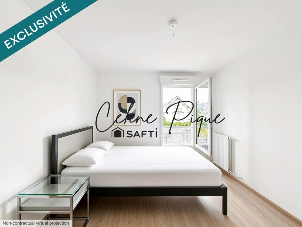 Appartement 3 pièces avec balcon et parking