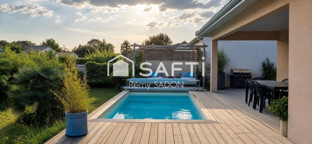 Maison contemporaine, basse consommation, au calme