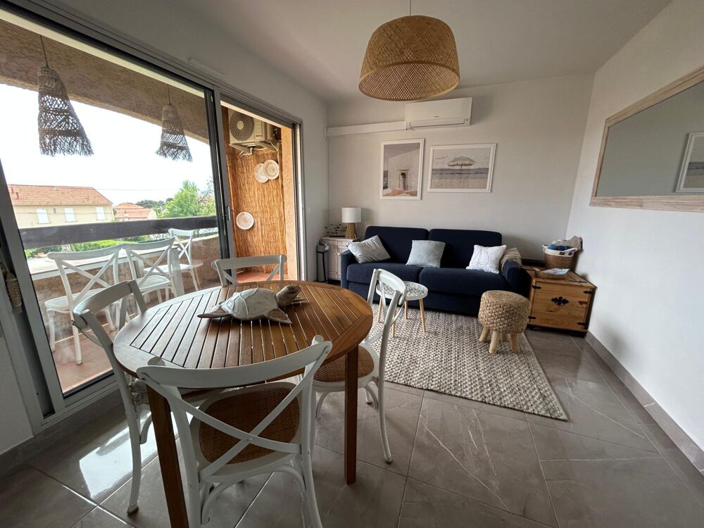 Vente Appartement Bandol, emplacement idéal !!! Joli aperçu mer à 3 mn à pied de la belle plage Renécros, au calme, Appartement T2 avec terrasse S Bandol