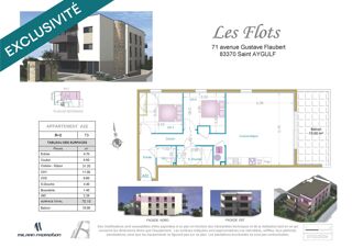  Appartement � vendre 3 pi�ces 70 m�