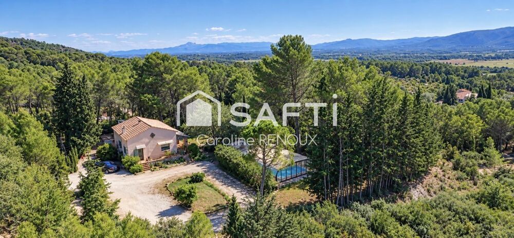Vente Maison Cadenet – Propriété sur 5 858 m² avec piscine couverte et séjour aux beaux volumes Cadenet
