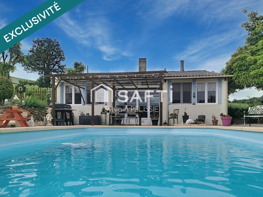 Vente Maison Maison en pierre 9 pièces 292 m² - Piscine, Dépendance & DPE D - Castelnau-Montratier Cahors