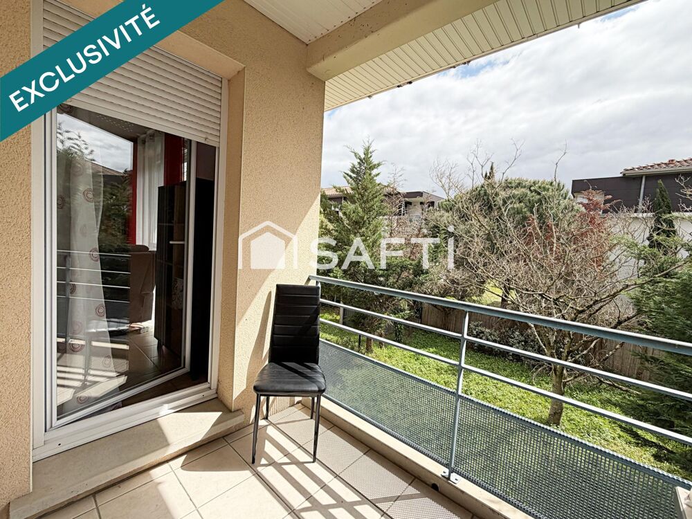 Aucamville - Apt T4, 79m² + 2 parkings + cave.