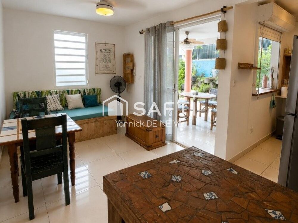 Vente Appartement T2 avec jardin et place de parking privatifs Les trois-ilets