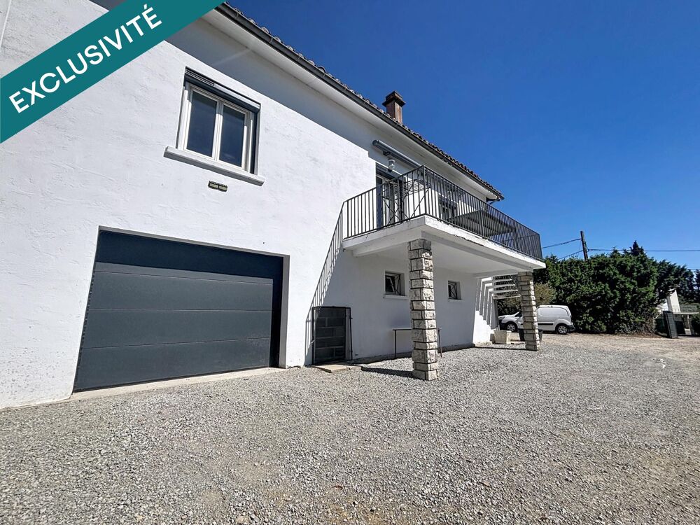 Vente Maison MAISON ENTIÈREMENT RÉNOVÉE – 4 CHAMBRES – VUE PANORAMIQUE PYRÉNÉES – GRAND HANGAR Saint-martin-lalande