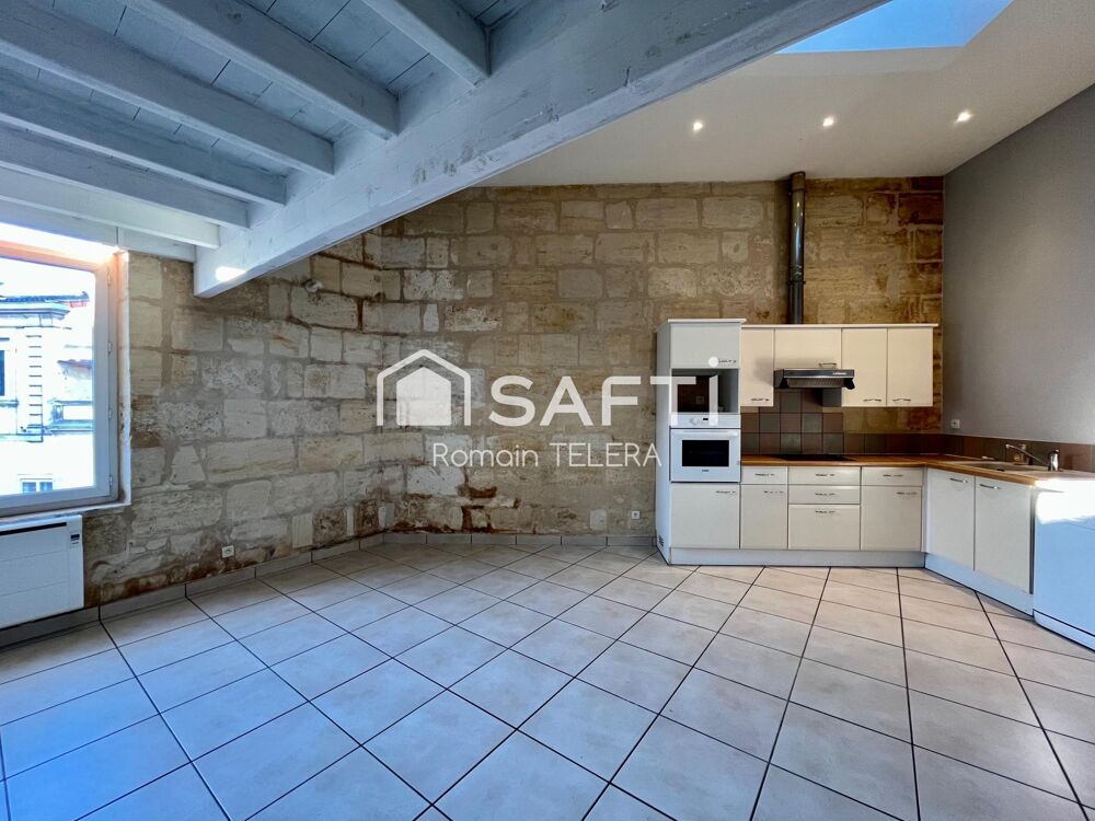 Vente Appartement Nansouty : en T3 duplex de 63 m², avec une place de parking Bordeaux
