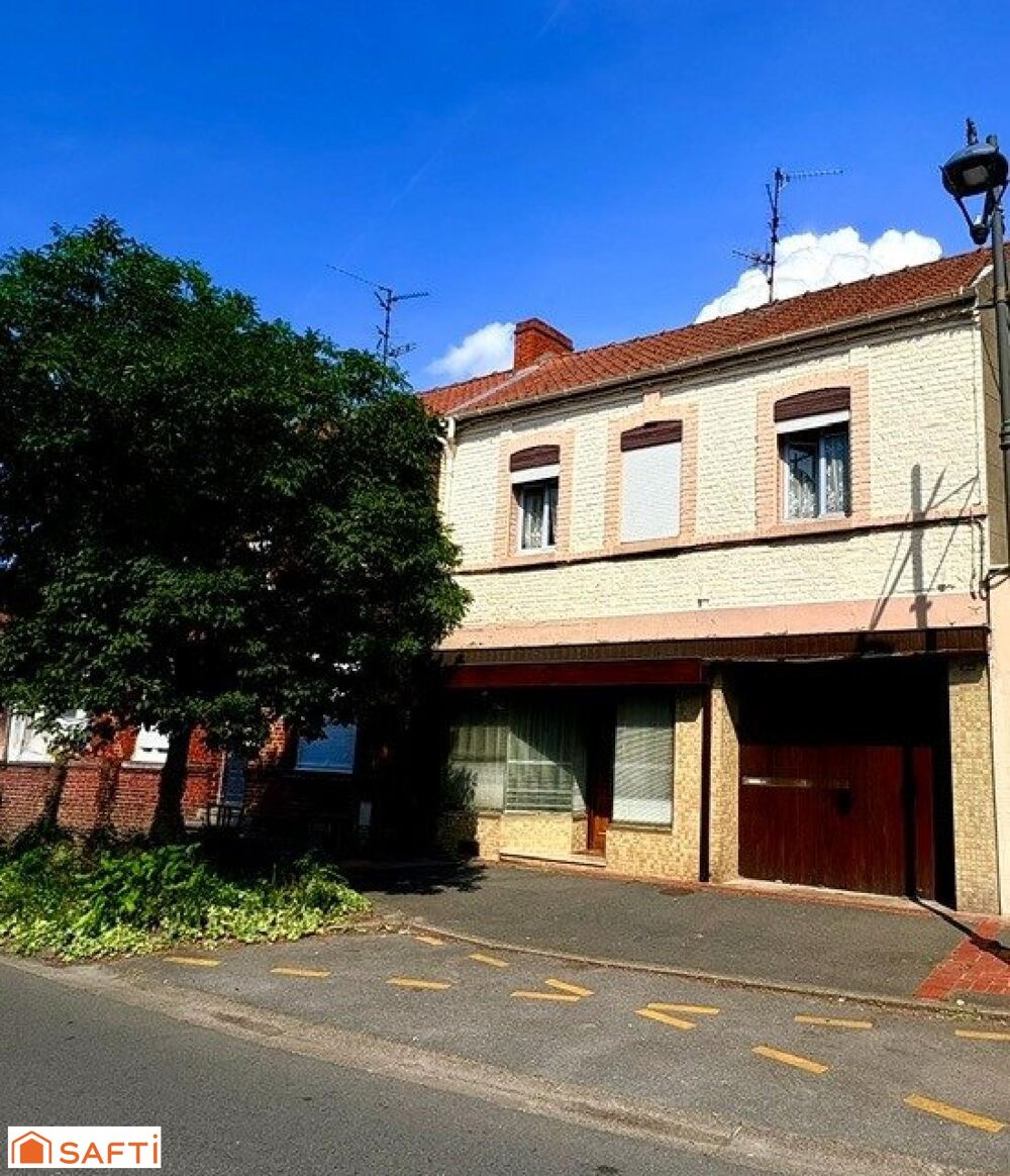 Maison semi-individuelle à rénover avec garage  3 chambres  Vieux-Condé