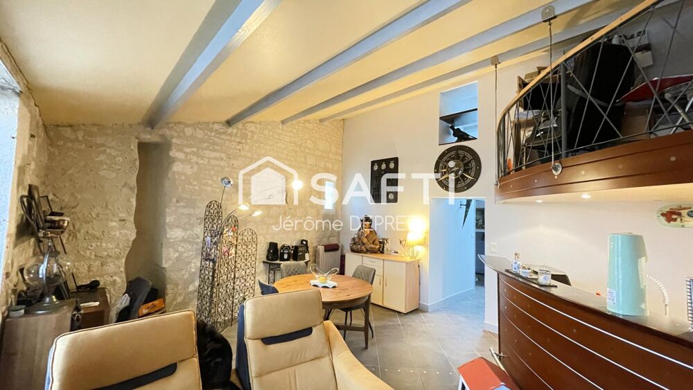 Maison + studio + local commercial  Luçon centre